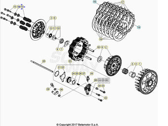 compare product Molla frizione Beta RR 250/300 2T 2018-2021 RR 350/390/430/480 4T 2018-2021