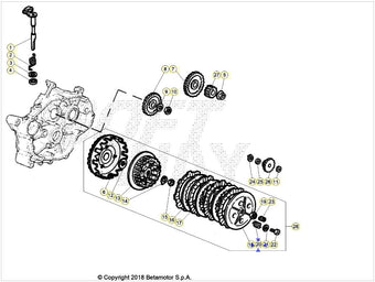 compare product Molla frizione Beta RR 50 2T 2018/2024