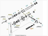 Molla regolazione valvola di scarico Beta Xtrainer 250/300 2015-2022 RR 125 2T 2018-2021 RR 300 2T 2019-2022