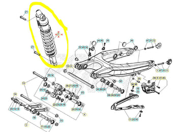 compare product MONO AMMORTIZZATORE POSTERIORE BETA RR 250-300 2T 2020/2021