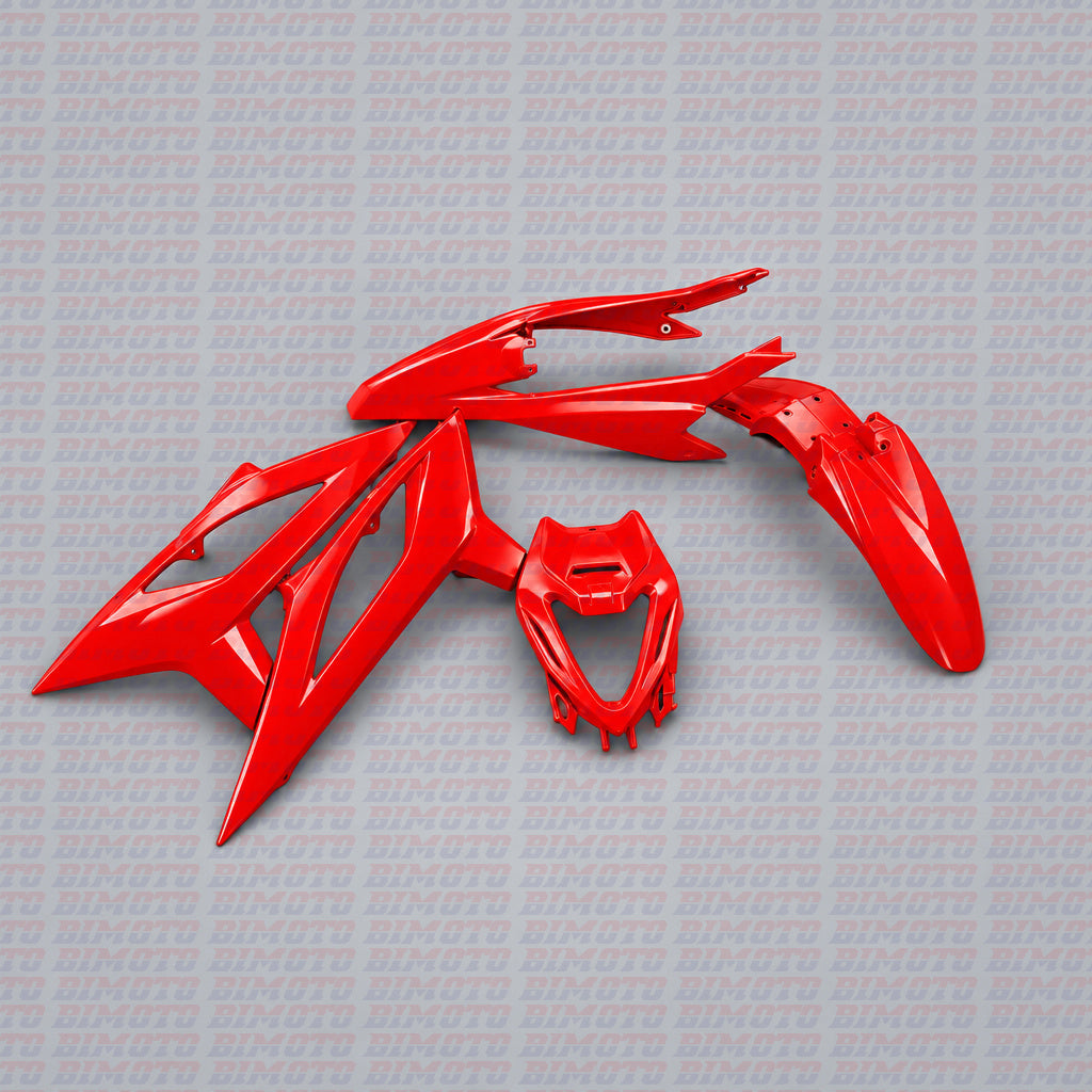 Kit Plastiche Originali Rosso Beta RR 125 4T LC Motard (2021-2026) OEM