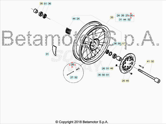 Nipples D.4 Alp 125 / 200 / 350 4T (2007-2022) OEM 2310121000