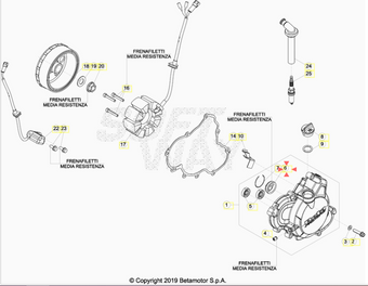 compare product Oblo livello olio Beta RR 350/390/400/430/450/480/498/520 4T 2010-2023