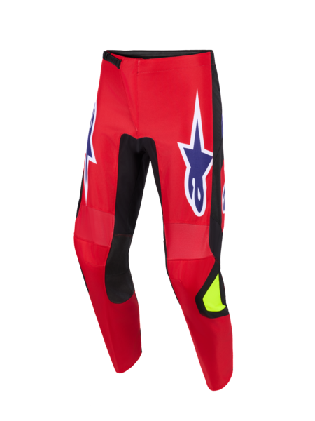 Pantaloni Cross Fluid Grid Rosso/Blu/Giallo Alpinestars