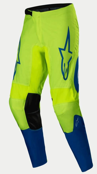 compare product Pantaloni Cross Fluid Haul Giallo Fluo/Blu Alpinestars
