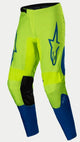 Pantaloni Cross Fluid Haul Giallo Fluo/Blu Alpinestars