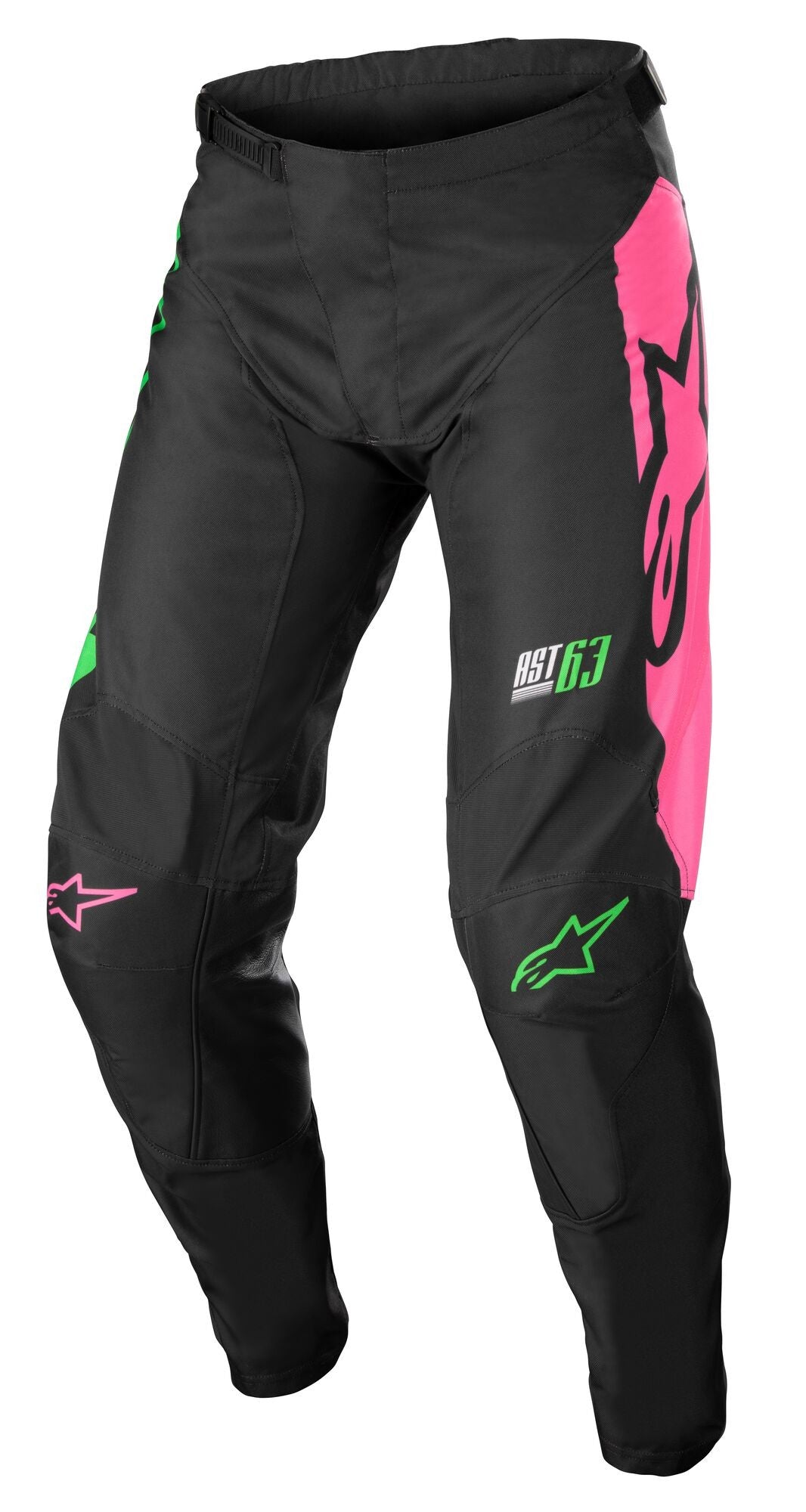 Pantaloni Racer compass pants black/green neon/pink fluo Alpinestars