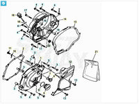 Paraolio D.18X10X6 Beta RR 125 4T AC/LC/R (2009-2026) OEM 021010080000
