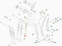 Paraolio guida valvola Beta RR 350/390/400/430/450/480/498/520 4T 2010-2024