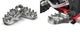 Pedane Maggiorate Ergal CNC Originali Beta RR 2T-4T (2020-2026) - RX 2T-4T (2020-2026) OEM 037460258200