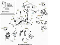 Rear Brake Caliper Pad Pin Beta RR 2T-4T (2005-2026) - Xtrainer (2015-2026) - RX 2T-4T (2023-2026) OEM 2541860000