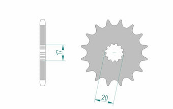 compare product Pignone Trasmissione Passo 428 AM6 Beta RR 50 2T (2003-2026) Afam
