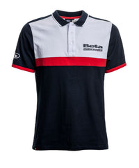 Polo paddock Team Replica Beta blu/rosso/bianco