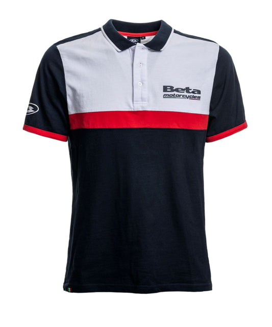 Replica Team paddock polo shirt Beta blue/red/white