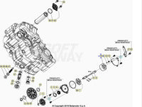 Pompa olio Ø40,56 B 19 Beta RR 4T (2010-2026) - RX 450 4T (2024-2026) OEM 006080008000
