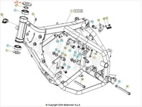 Protezione cuscinetto sterzo superiore Beta RR 125 4T 2013-2025