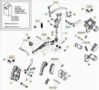 Protezione pinza freno anteriore Nissin Beta RR 2T 125-200-250-300 2013-2023 RR 4T 350-390-400-430-450-480-498-525 2005-2023