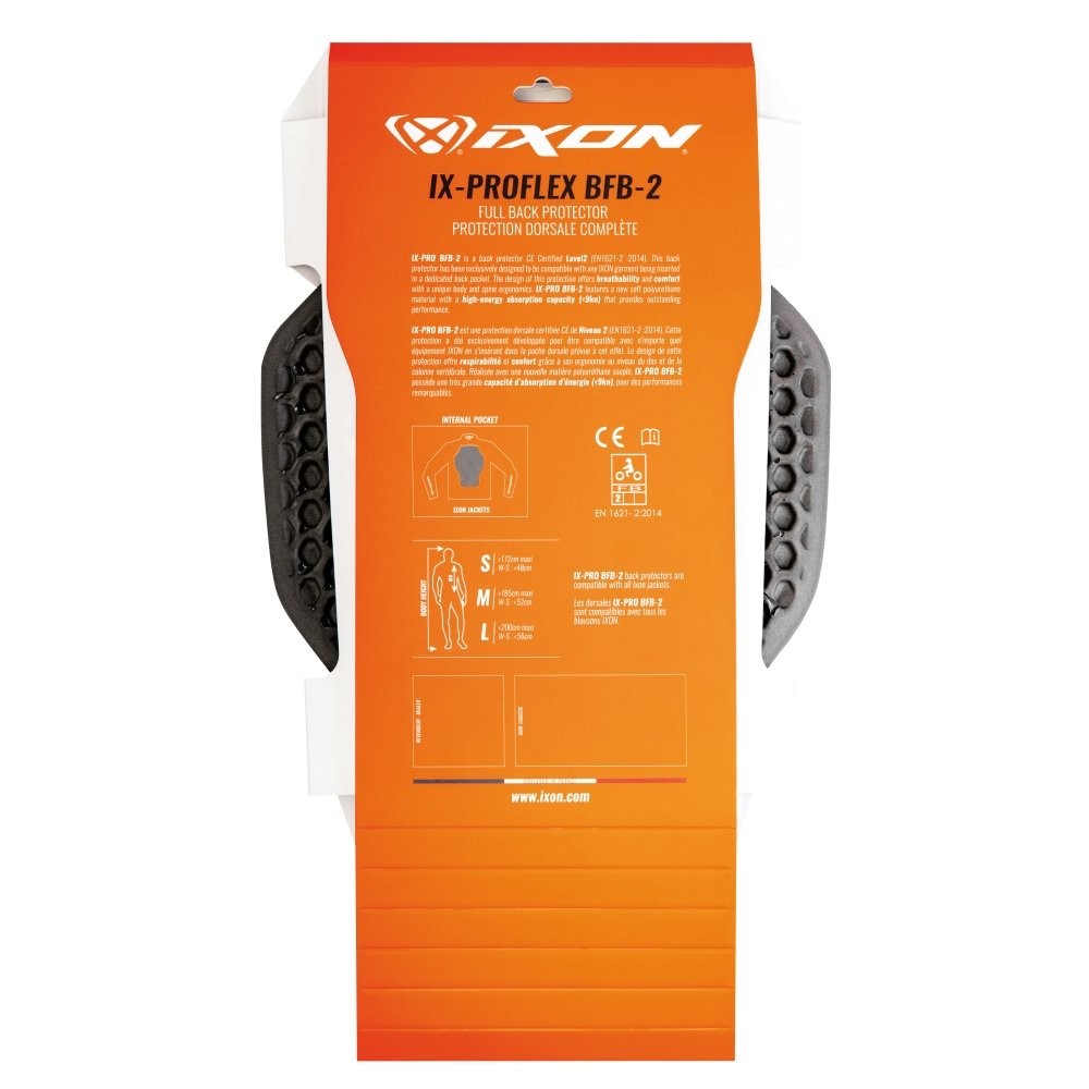 Protezione schiena Ixon IX-PRO BFB-2 CE Grigio