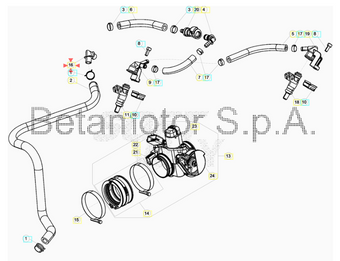 compare product Raccordo a 90 tubo benzina Beta RR 4T 350 15/19 - RR 4T 390-430-480 16/19 -RR 125 LC - Alp 125-200-4.0 - Urban