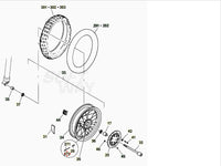 Raggio Ruota Anteriore 4.0X227 Beta Alp 4.0 (2007-2013) OEM 2725082000