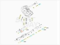 Rinvio ruota pompa olio RR 350/390/430/480 4T 2015/2019
