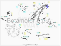 Rivetto chiusura sella Beta RR 50 Enduro/Motard 2012-2020