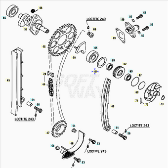 compare product Rondella 26,7X34X1,3 per pompa acqua Beta RR 400/450/525 4T 2005-2009