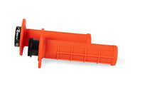Manopole Racetech R20 Lock-On Half Waffle Universali Arancio Fluo