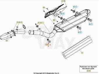 compare product Scodellino filettato silent block Beta RR 350/390/430/480 4T 2020/2024