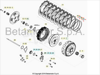 Sede molla a tazza Beta RR 350/390/400/430/450/480/498/520 2011-2017 4T RR 250/300 2T 2013-2017