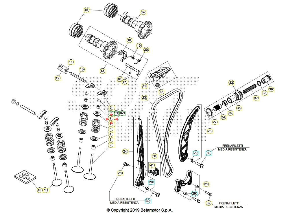SEMICONO BETA RR 4T 2010/2025 CROSS RX 450 4T 2024/2025