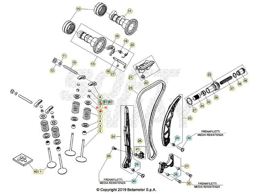 SEMICONO BETA RR 4T 2010/2025 CROSS RX 450 4T 2024/2025