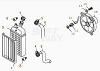 Silent block radiatore