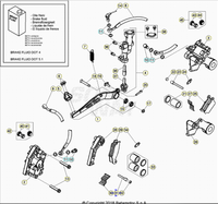 Nissin Front Brake Pad Pin for Beta RR 2T-4T (2005-2026) - RX 2T-4T (2023-2026) - Alp 4.0 (2025-2026)