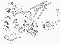 Staffa cavalletto Beta RR 400/450/525 2005-2009