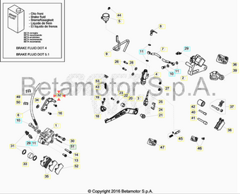 compare product Brake Caliper Mounting Bracket Beta RR 50 Enduro/Motard Standard 2012/2023 RR 125 2013/2015