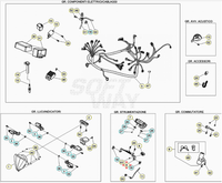 Staffa strumento digitale Beta RR 50 Enduro/Motard versione Standard 2012/2020