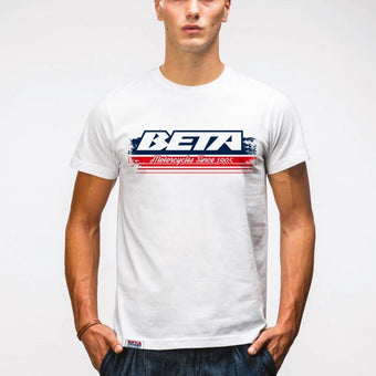 compare product T-Shirt Beta Paddock Heritage Motorcycles Bianca – Maglietta Ufficiale