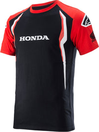 T-shirt maglia Honda Alpinestars rosso/nero/bianco