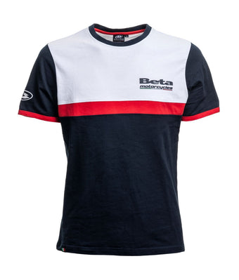 compare product T-shirt paddock Team Replica Beta blu/rosso/bianco