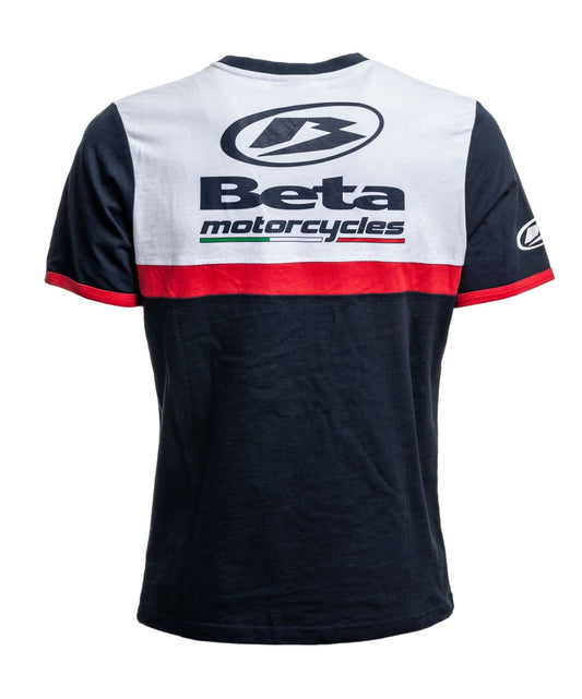 Team Replica Beta paddock T-shirt blue/red/white