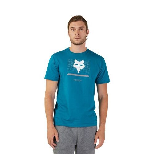 T-SHIRT OPTICAL PREMIUM AZZURRO FOX