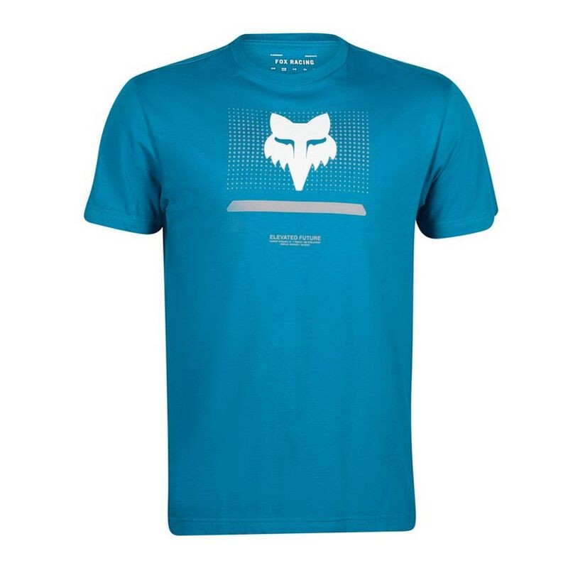 T-SHIRT OPTICAL PREMIUM AZZURRO FOX