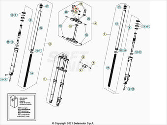 compare product TAPPO CANNOTTO FORCELLA BETA RR 50 ENDURO/MOTARD 2012/2023