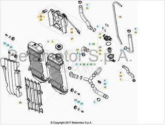 compare product Termointerruttore per elettroventola Beta RR 350/390/430/480 4T 2010-2023