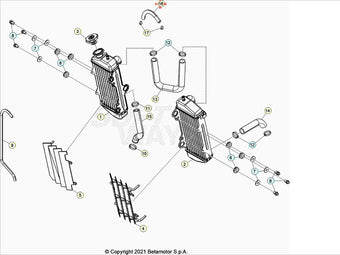 compare product Tubo collegamento sfiati Beta RR 50 2T Racing 2012-2026