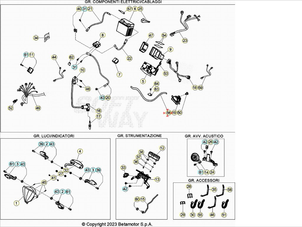 Tubo olio Beta Xtrainer 250/300 2T 2015-2024