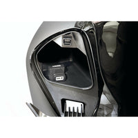 Usb Fix Omega, caricatore Usb con fissaggio a vite e connettori a forcella - 12/24V