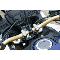 Usb-Fix Tube, caricatore Usb con fissaggio a manubrio e connettori a forcella - Fast Charge - 3000 mA - 12/24V