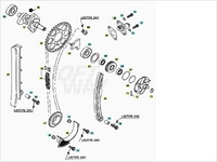 Ventola pompa acqua completa Beta RR 400/450/525 4T 2005-2009